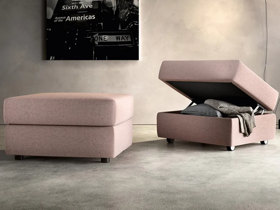 Pouf con contenitore