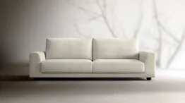 Norman white sofa